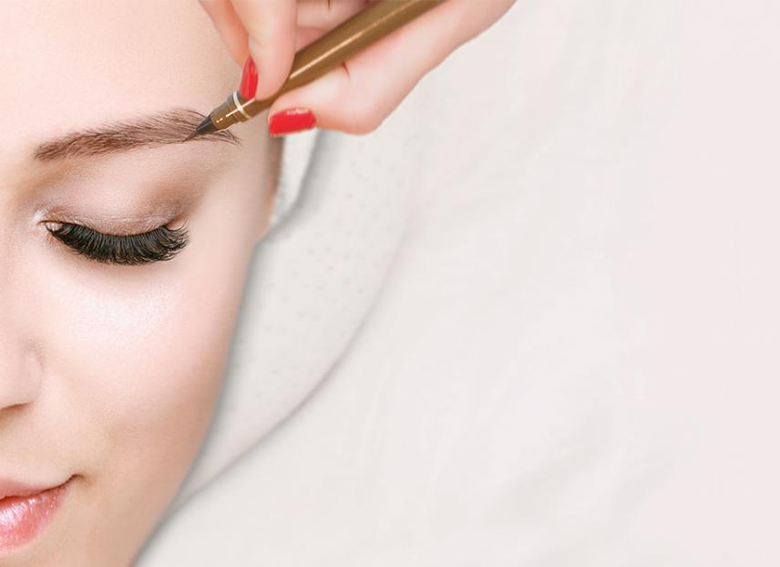 cara membuat riasan alis dengan pensil alis